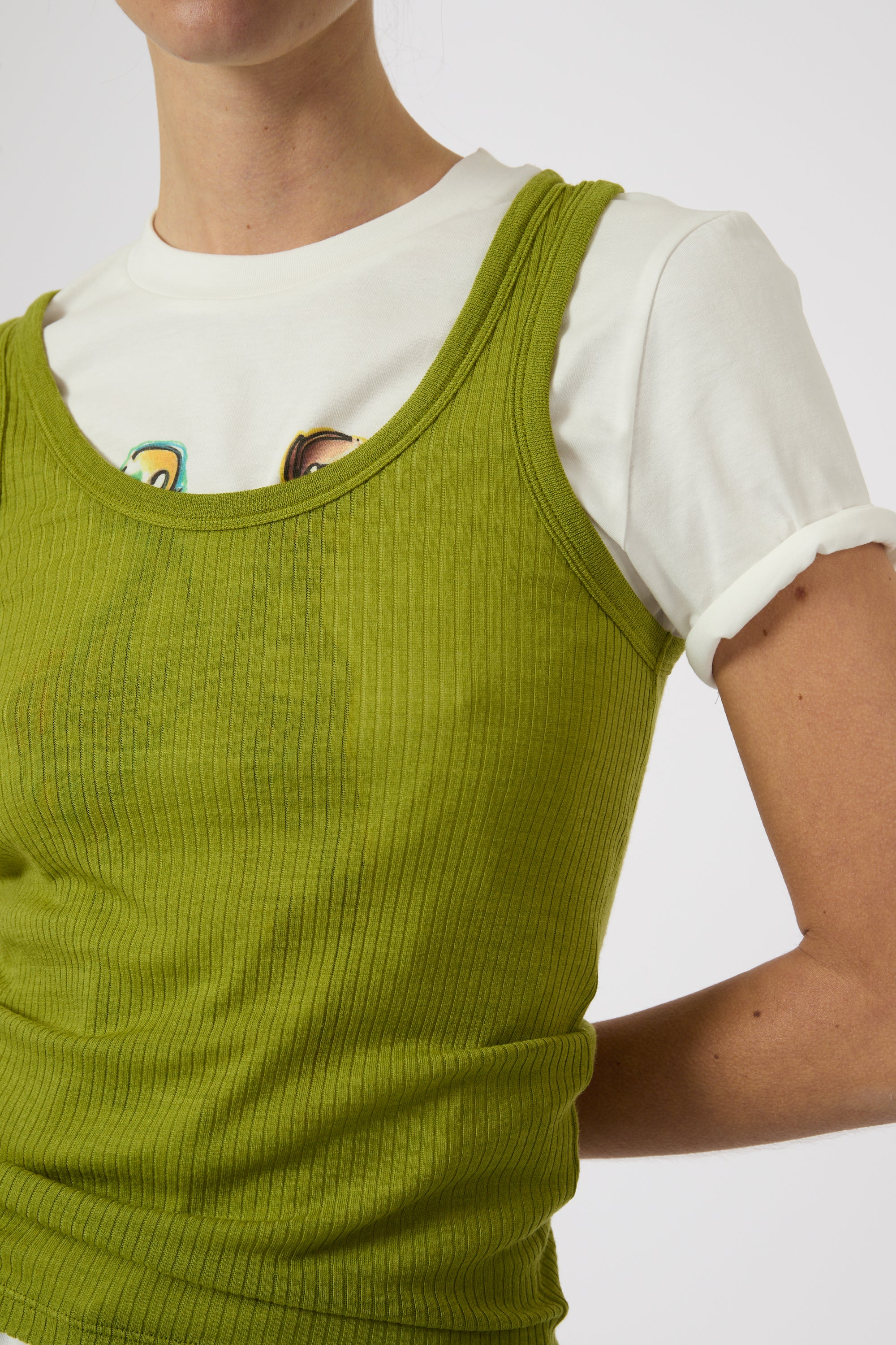 Forte Forte - TOP TANK RIBBED JERSEY