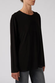 Norma Kamali - OVERSIZED LONG SLEEVE T
