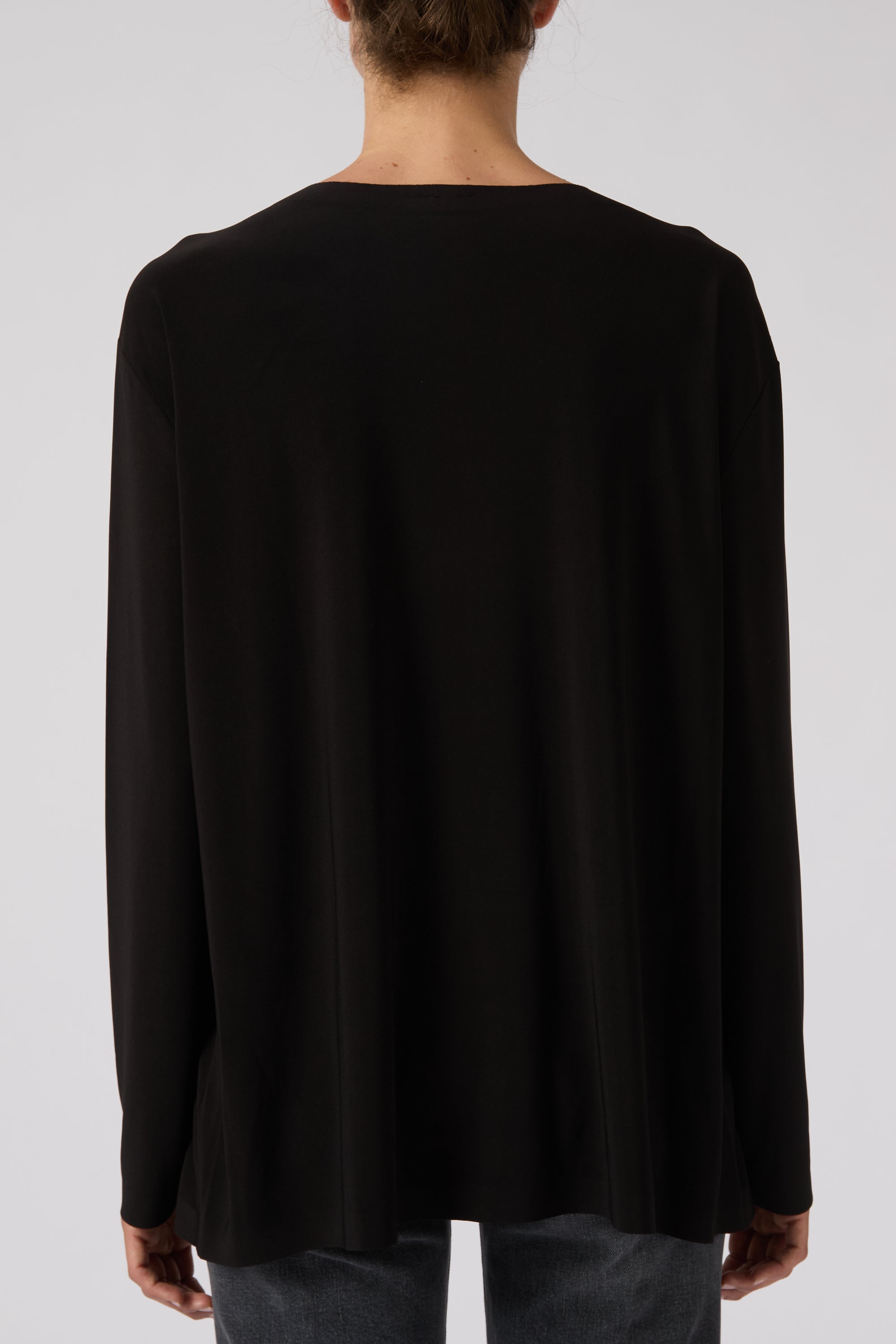 Norma Kamali - OVERSIZED LONG SLEEVE T