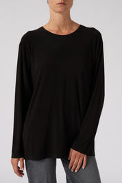 Norma Kamali - OVERSIZED LONG SLEEVE T