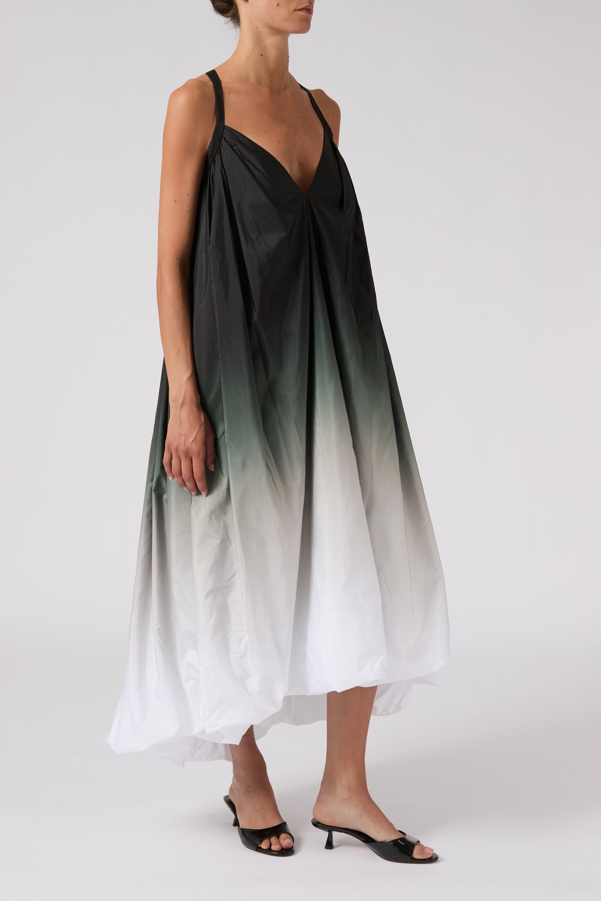 Norma Kamali - STRAP BUBBLE DRESS TO MIDCALF