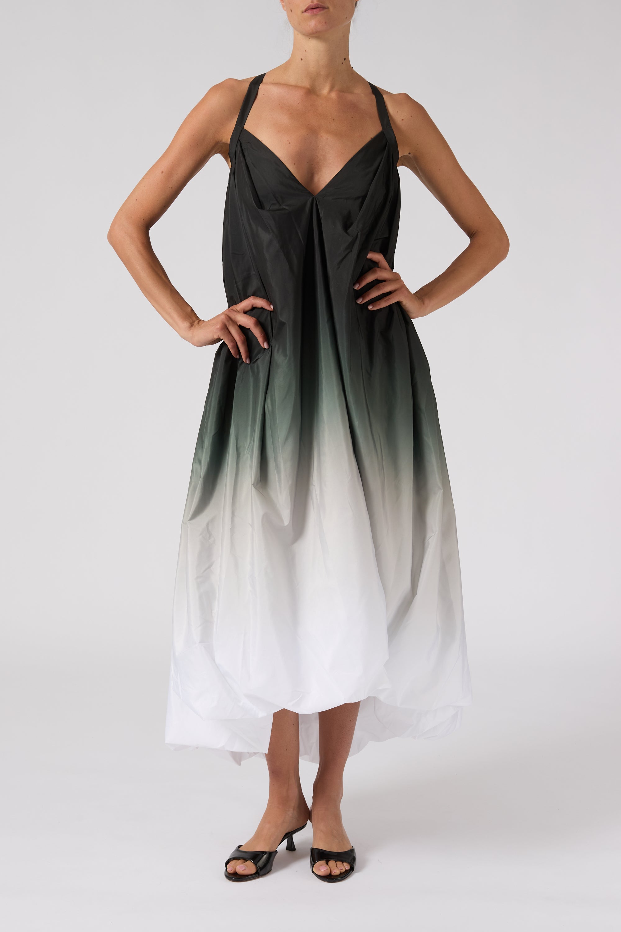 Norma Kamali - STRAP BUBBLE DRESS TO MIDCALF