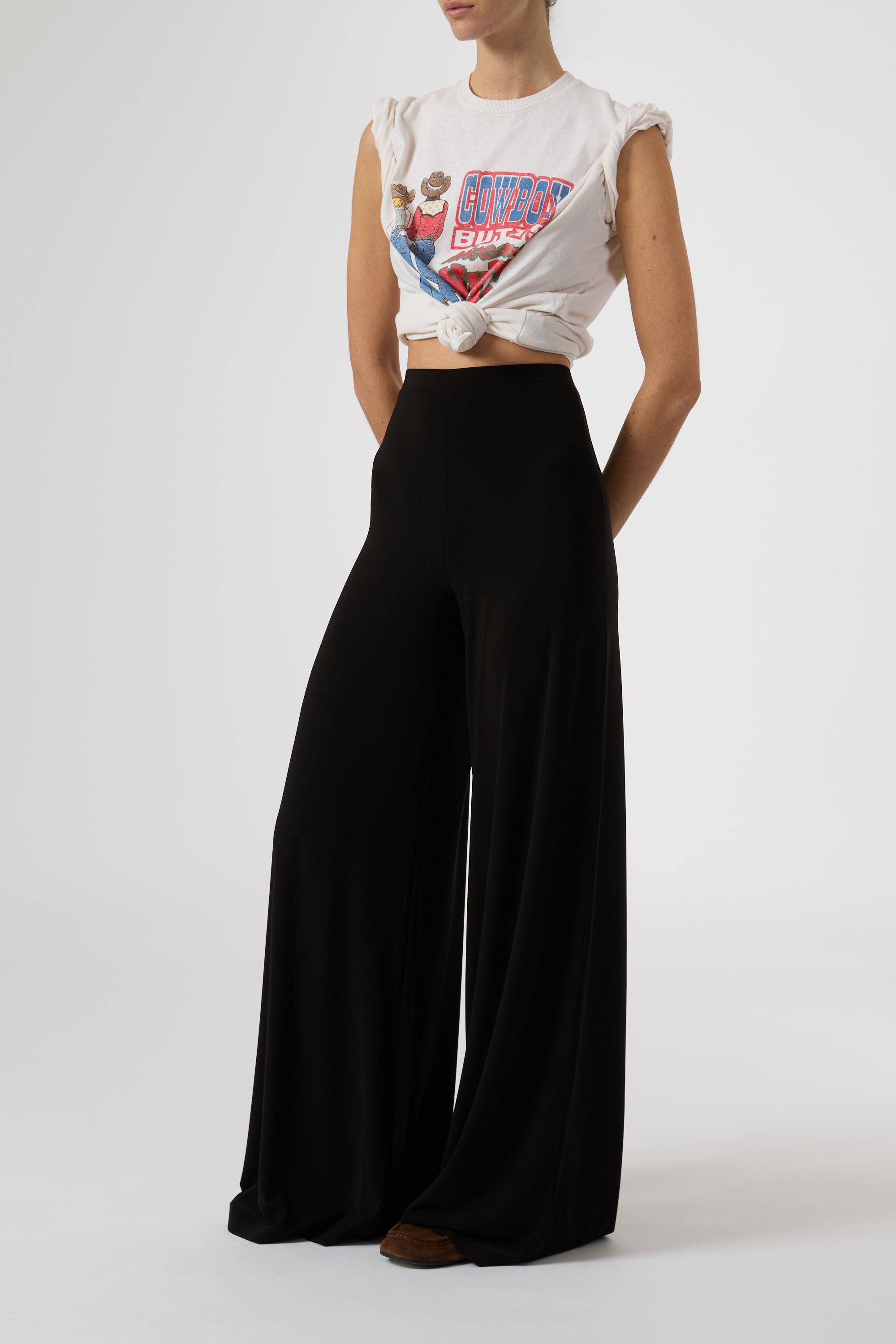 Re/Done - BOYFRIEND TEE COWBOY BUTTS