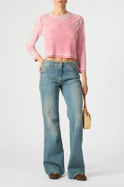Re/Done - LONG SLEEVE BOXY TEE