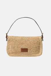 Staud - HARLOW RAFFIA SHOULDER BAG